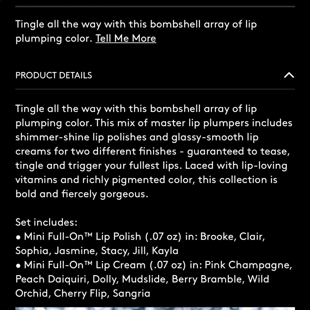 LAST ONE BNIB Buxom Lips off Leash - 15 minis, $58 - Picture 5 of 6
